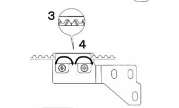 雙開(kāi)玻璃自動(dòng)門(mén)皮帶安裝說(shuō)明